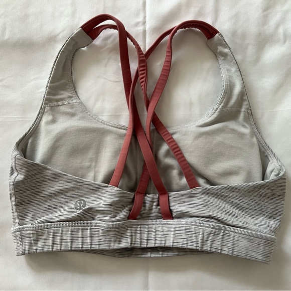 Lululemon Energy Sports Bra Raspberry Cream - Picture 1 of 2